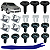 Kit 18 Grampo Presilha Parabarro Dianteiro Fiat Stilo 2003/2007 - Imagem 3