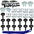 Kit 26 Grampo Presilha Parabarro Dianteiro Fiat Mobi 2017/2024 - Imagem 1