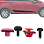 10 Grampo Presilha Moldura Lateral Porta Hyundai Hb20x 2013/2019 - Imagem 3