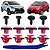 12 Grampo Presilha Moldura Spoiler Lateral Hyundai Hb20x 2013/2019 - Imagem 1
