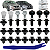 30 Grampo Presilha Parachoque Traseiro Nissan Versa 2015/2021 - Imagem 3