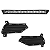 Kit 3 Grade Frontal Parachoque Hyundai Hb20 2016/2019  Sem Furo - Imagem 2