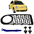 01 Grade Acabamento Moldura Farol Milha Auxiliar Neblina Para Volkswagen Beetle 2007/2011 - Imagem 1