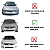 Par Copo Moldura Farol Milha Cromado Honda New Civic 2009 a 2011 - Imagem 2