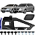 Kit Guia Suporte Garra e Tampa do Esguicho Lavador Farol Para Volkswagen Passat 2006/2011 - Imagem 1