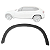 Moldura Friso Alargador Vão de Roda Paralama Traseiro Passageiro Pra BMW X1 2010/2015 51772990172 - Imagem 9