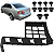 Guia Garra Suporte Parachoque Traseiro Para Volkswagen Jetta 2005/2010 - Imagem 3