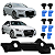 Guia Garra Suporte de Encaixe do Parachoque Para Audi A4 Sedan e Avant Wagon 2013/2016 - Imagem 1