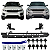 Suporte Alma Central Esguicho Parachoque Para Land Rover Range Rover Evoque 2012/2019 - Imagem 1