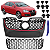 Grade Central Colmeia Parachoque Dianteiro Radiador Para Volkswagen Jetta 2005/2010 - Imagem 2