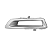 Grade Acabamento Inferior Moldura Farol Milha Parachoque Dianteiro Para Land Rover Discovery Sport 2015/2019 - Imagem 2