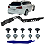 Guia Garra Suporte Encaixe Esquina Parachoque Traseiro Para Volkswagen Passat Variant  2011/2015 - Imagem 1