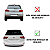Lanterna Tampa traseira Canto Exterior Para Volkswagen Tiguan 2018/2021 - Imagem 10