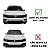 Friso Moldura Alargador Vão de Roda do Paralama Traseiro Para Volkswagen Tiguan 2017/2022 - Imagem 10