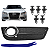 01 Grade Moldura Farol Inferior Milha Farolete Para Audi A5 2008/201 - Imagem 2