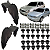 Parabarro Lameiro Capa de Roda Dianteiro Para Volkswagen Golf 2000/2014 - Imagem 5