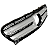 Grade Central do Parachoque Dianteiro Para Mercedes-Benz GLA 200 250 2014/2017 - Imagem 3
