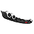 Spoiler Difusor Traseiro 4 Escapes Universal Preto, Cromado, Vermelho - Imagem 5