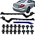 01 Guia Garra Suporte Parachoque Traseiro Civic 2012/2015 - Imagem 2