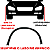 01 Moldura Paralama Dianteiro Para BMW X6 2007/2014 - Imagem 4