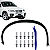 01 Moldura Paralama Dianteiro Para BMW X6 2007/2014 - Imagem 1