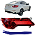 Refletor Parachoque Traseiro Para Bmw X6 2009/2014 - Imagem 1