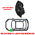 Capa Roda Parabarro Dianteiro Discovery sport 2014 2015 2016 - Imagem 8