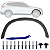 Friso Alargador Moldura Dianteiro Para BMW X1 2010/2015 - Imagem 3