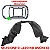 Capa Roda Parabarro Dianteiro Para BMW X1 2014  2015 - Imagem 11
