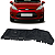 Suporte Guia Parachoque Diant. Ford Fiesta 2010 2011 2012 2013 - Imagem 9