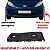 Suporte Guia Parachoque Diant. Ford Fiesta 2010 2011 2012 2013 - Imagem 3