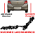 Par Suporte Guia Parachoque Traseiro Onix 2012 2013 2014 2015 2016 - Imagem 9