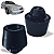 Kit 5 Batente Borracha Tampa Porta Camry 2001 2002 2003 2004 - Imagem 4