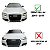 Moldura Grade Farol Milha Para Audi A4 2007 2008 2009 2010 2011 - Imagem 7