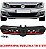 Grade Frontal Colmeia Vermelho Golf Mk7 2013 2014 2015 2016 2017 2018 2019 - Imagem 2