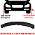 Alargador Parachoque Para Toyota Hilux Sw4 2016/2021 Preto - Imagem 5