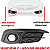 Moldura Grade Milha Farol Civic G10 2016 2017 2018 2019 2020 - Imagem 4