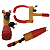 Trava Bloqueio Rodas Ajustável Anti-furto Universal C/ Chave - Imagem 3