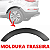 Alargador Moldura Paralama Traseiro Sportage 2010 Até 2016 - Imagem 3