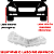 Suporte Guia Parachoque Diant. Pajero Full 2008 2009 2010 - Imagem 7