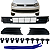 Grade Moldura Farol Milha Gol Voyage G6 2012/2016 - Imagem 1