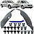 Vão Roda Parabarro Diant Bora Golf Jetta 2001 2002 2003 2004 - Imagem 2