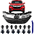 Grade Dianteira Central Do Parachoque Hrv 2019 2020 2021 2022 - Imagem 1
