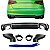 Spoiler Difusor do Parachoque Traseiro Para Audi A3 Sportback - Imagem 2