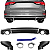 Spoiler Difusor Traseiro Parachoque A3 Sedan 2013/2016 Rs3 - Imagem 1