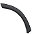 Moldura Aplique Paralama Tras Tiggo 5x 2021 2022 2024 2026 - Imagem 3