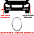 Anel Grade Moldura Cromado Farol Dianteiro Cooper 2007/2015 - Imagem 8
