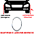 Anel Grade Moldura Cromado Farol Dianteiro Cooper 2007/2015 - Imagem 7