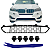 Grade Inferior Central Parachoque Para Bmw X5 2013/2015 - Imagem 1