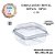 EMBALAGEM BIPACK BP 641 - CRISTAL -  C/10 - QUADRADA - Imagem 1